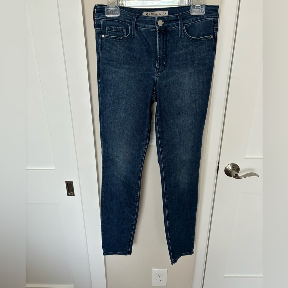 Athleta Sculptek skinny jeans, size 4.